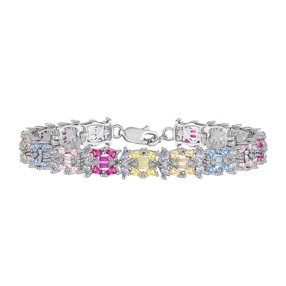 [Amore]Delicate Colorful Multi Cut Party Bracelet