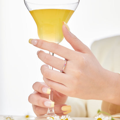 [Amore]Elegant Vivid Round Cut Daily Ring