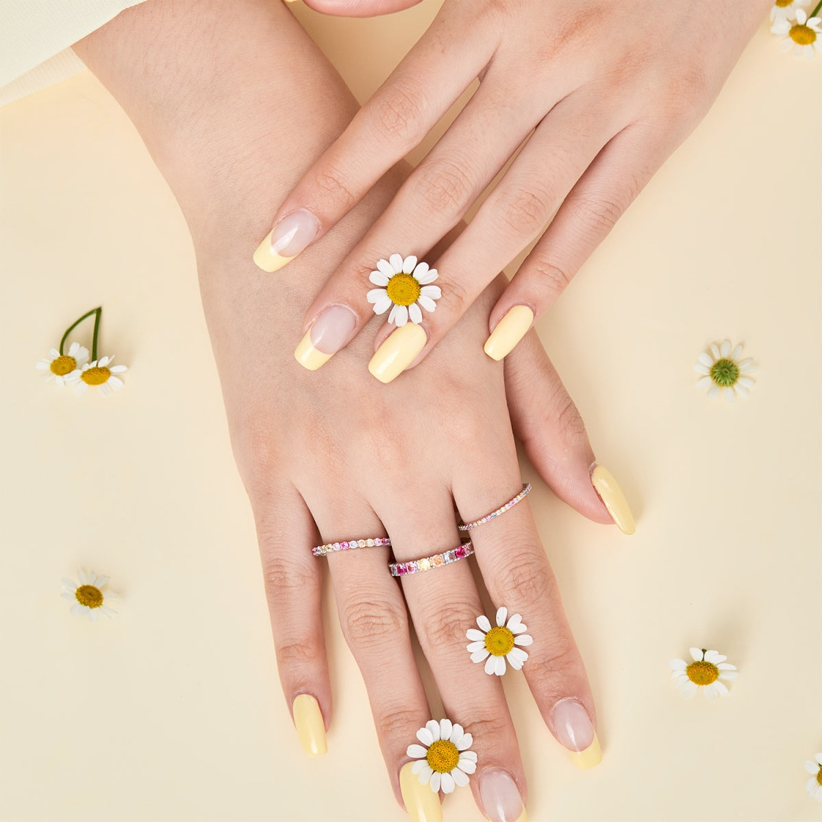 [Amore]Elegant Vivid Round Cut Daily Ring
