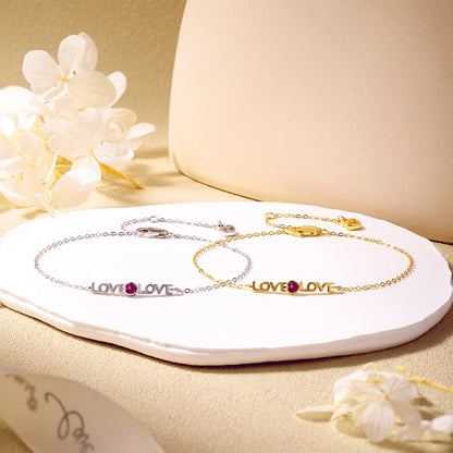 [Amore]Romantic Heart Shape Lover Bracelet