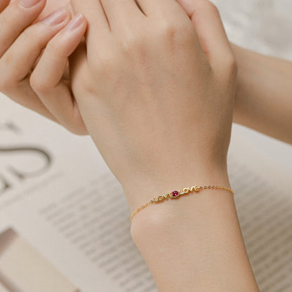 [Amore]Romantic Heart Shape Lover Bracelet