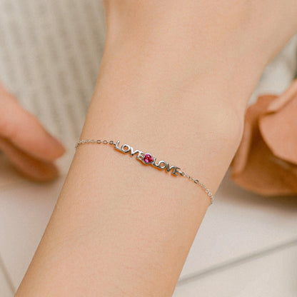 [Amore]Romantic Heart Shape Lover Bracelet