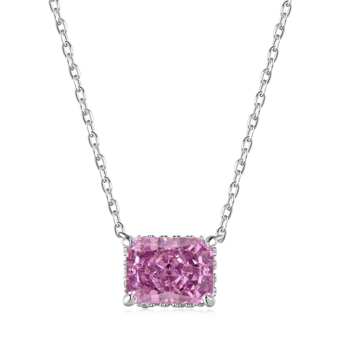 [Amore]Luxurious Square Shape Colorful Necalack