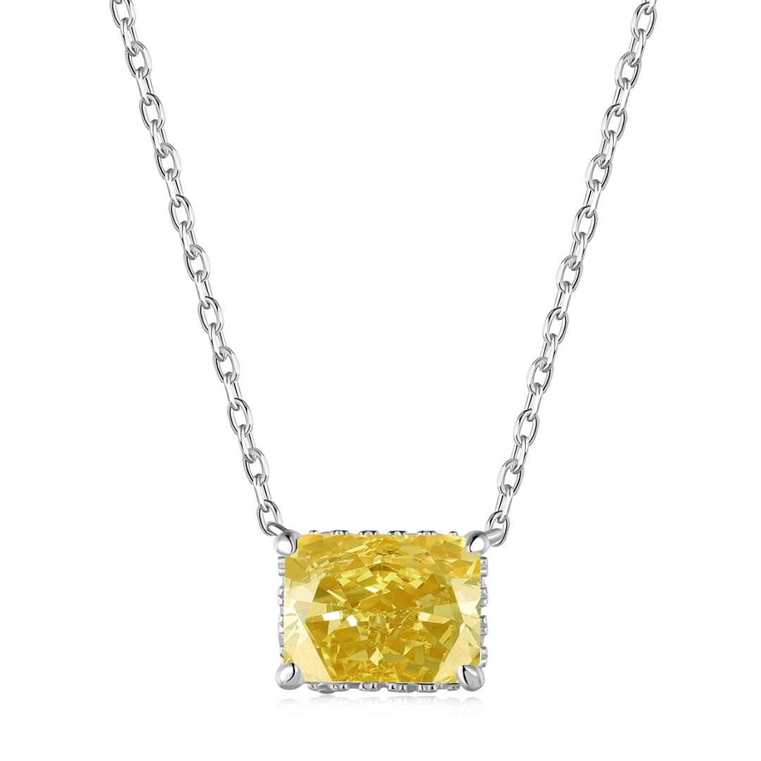 [Amore]Luxurious Square Shape Colorful Necalack