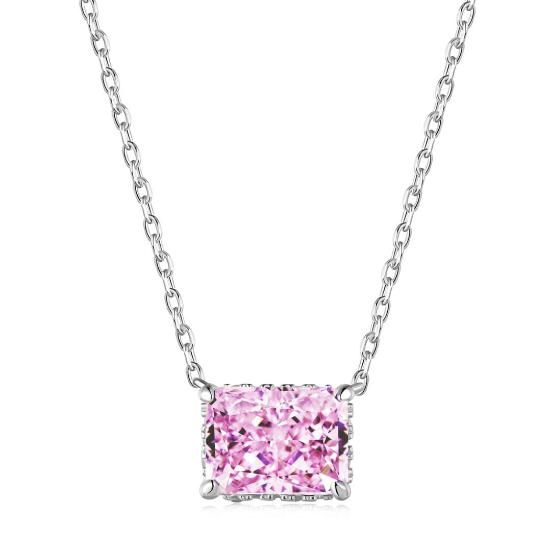 [Amore]Luxurious Square Shape Colorful Necalack