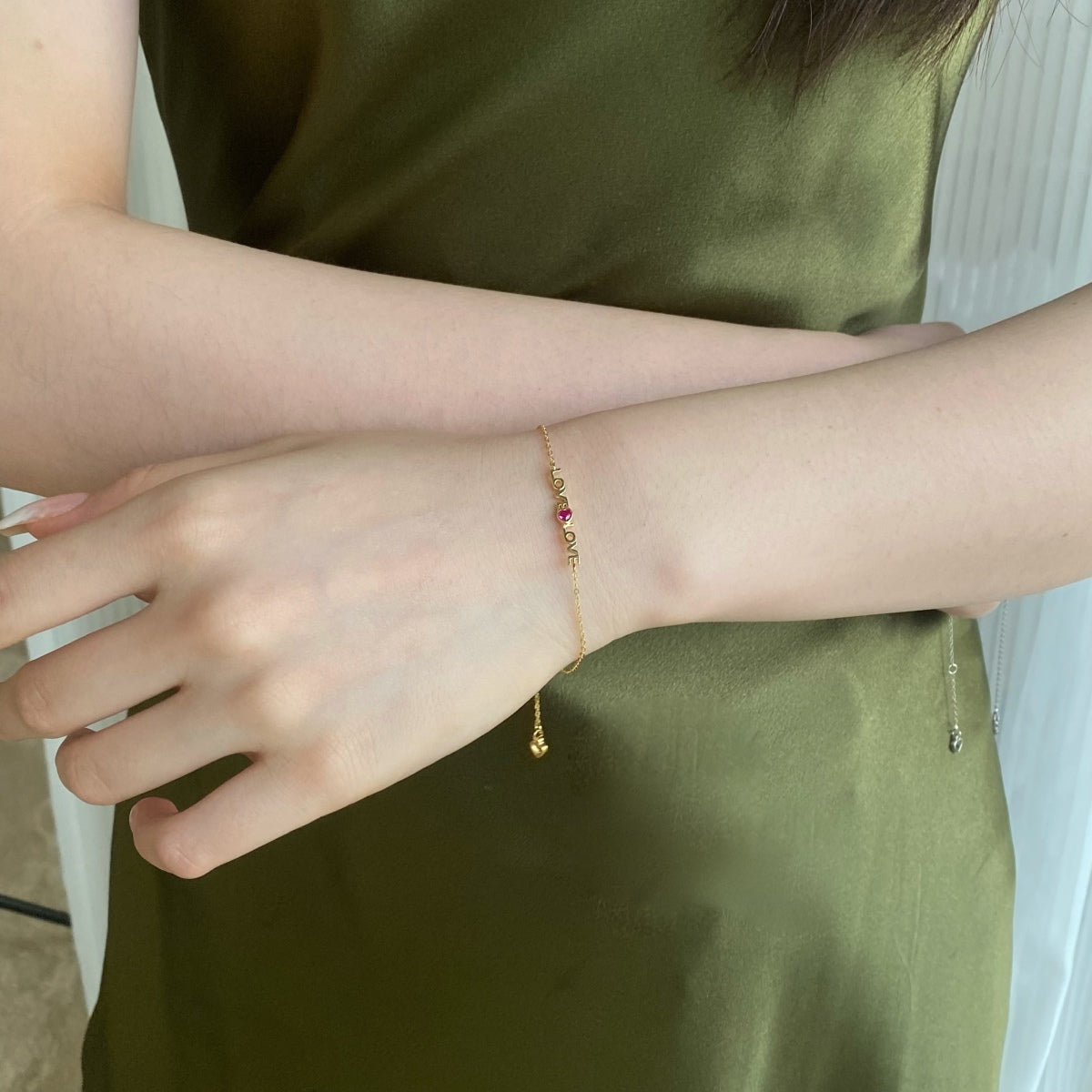 [Amore]Romantic Heart Shape Lover Bracelet