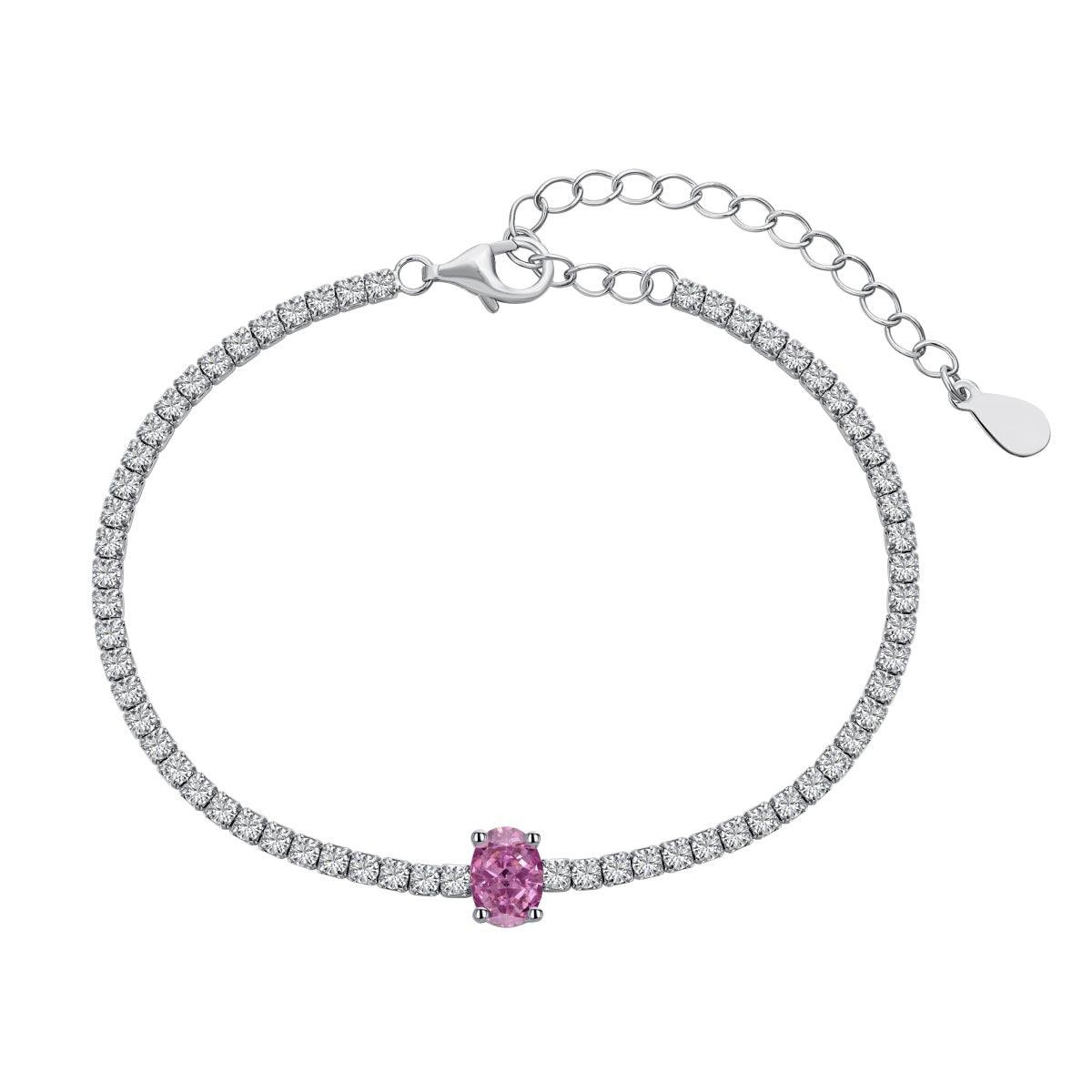 [Amore]0.75 Carat Exquisite Oval Cut Daily Bracelet
