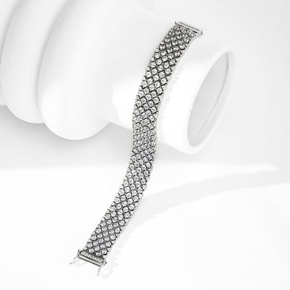 [Amore]Ornate Elegant Round Cut Party Bracelet