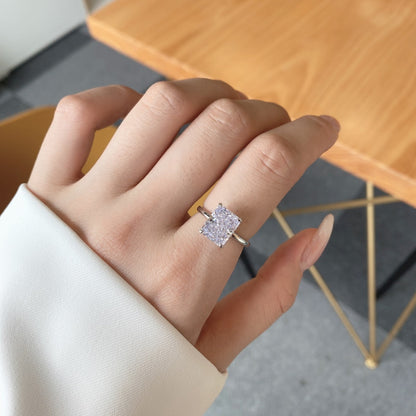 [Amore]4.0 Carat Ornate Enchanting Radiand Cut Banquet Ring