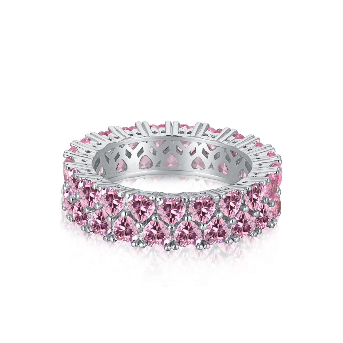 [Amore]Sparkling Full Heart Ring