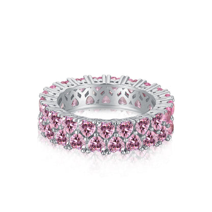 [Amore]Sparkling Full Heart Ring