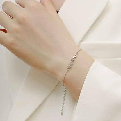 [Amore]Elegant Wheat Leaves Shape Bracelet