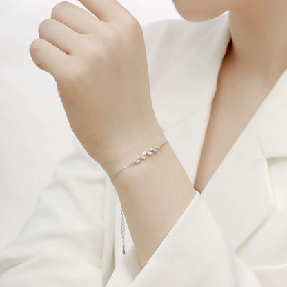 [Amore]Elegant Wheat Leaves Shape Bracelet