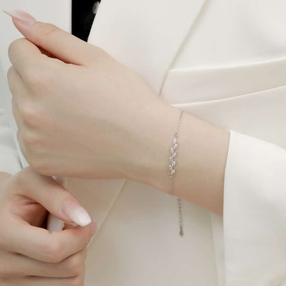 [Amore]Elegant Wheat Leaves Shape Bracelet