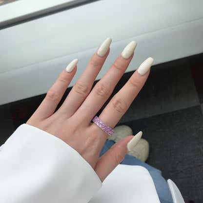 [Amore]Sparkling Full Heart Ring