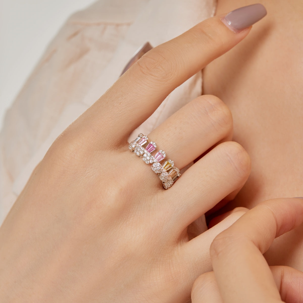 [Amore]Gorgeous Radiant Cut Daily Ring