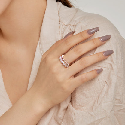 [Amore]Gorgeous Radiant Cut Daily Ring