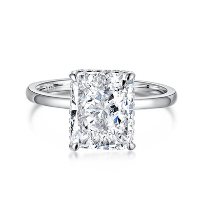 [Amore]4.0 Carat Ornate Enchanting Radiand Cut Banquet Ring