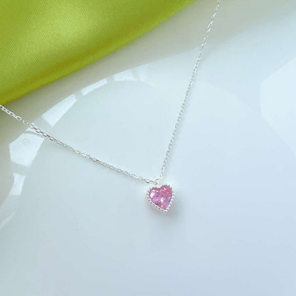 [Amore]Ornate Heart Shape Necklace