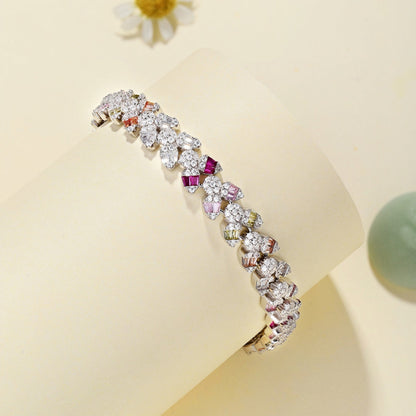 [Amore]Dainty Exquisite Flower Shape Daily Bracelet