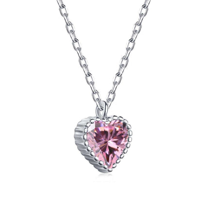 [Amore]Ornate Heart Shape Necklace