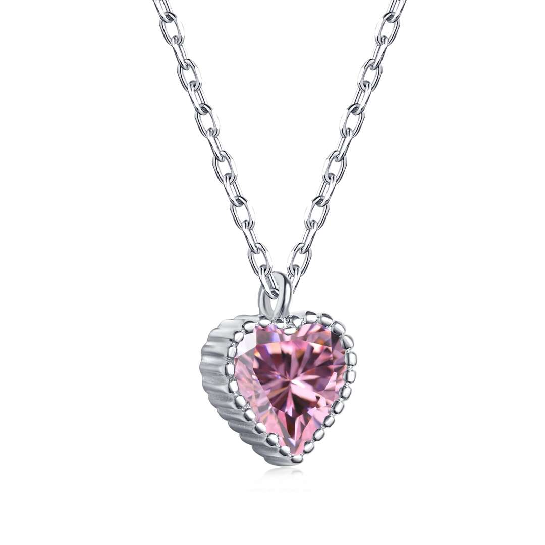 [Amore]Ornate Heart Shape Necklace