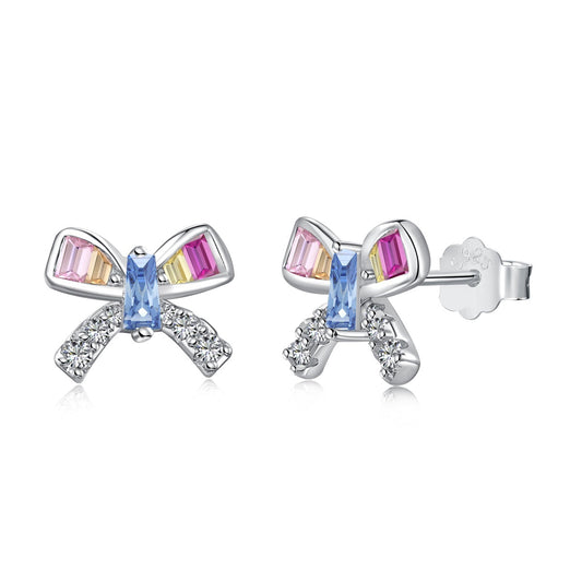 [Amore]Ornate Butterfly Shape Daily Earrings