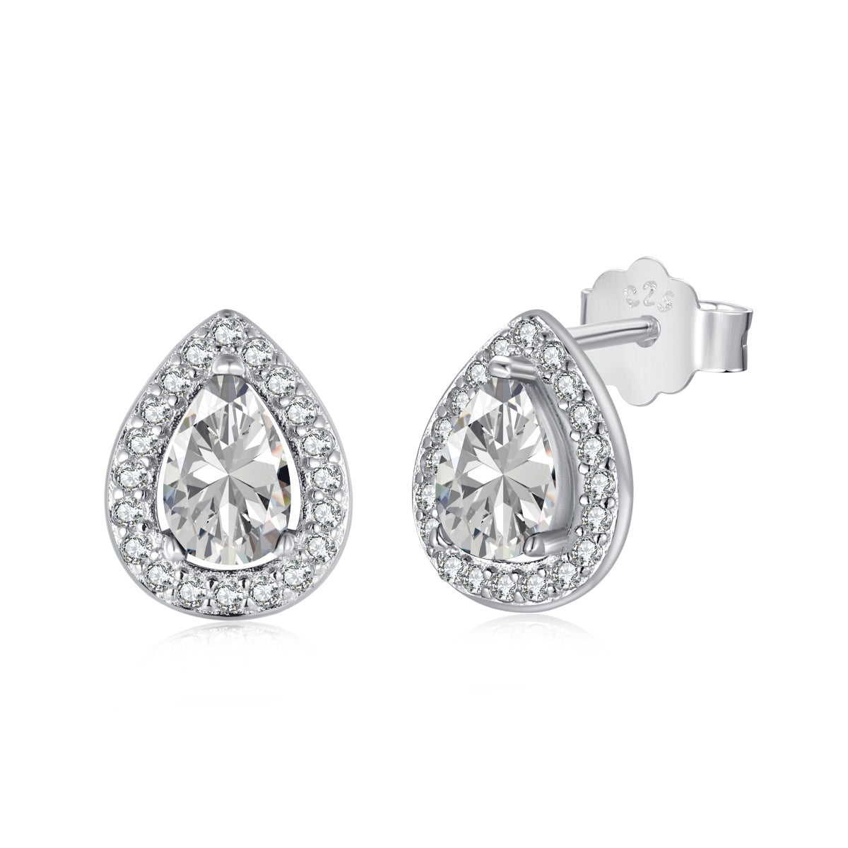 [Amore]Luxurious Water Drop Shape Earrings