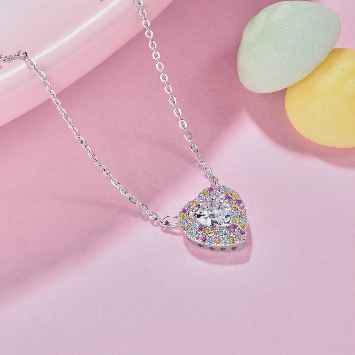 [Amore]Exquisite Heart Shape Necklace