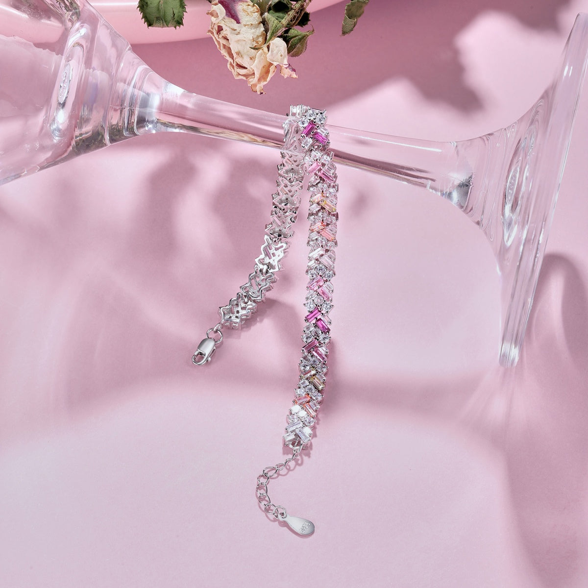 [Amore]Dazzling Unique Multi Shape Daily Bracelet