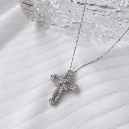 [Amore]Gypsophila With Dimonds Necklace