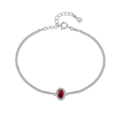 [Amore]Exquisite Oval Shape Bracelet