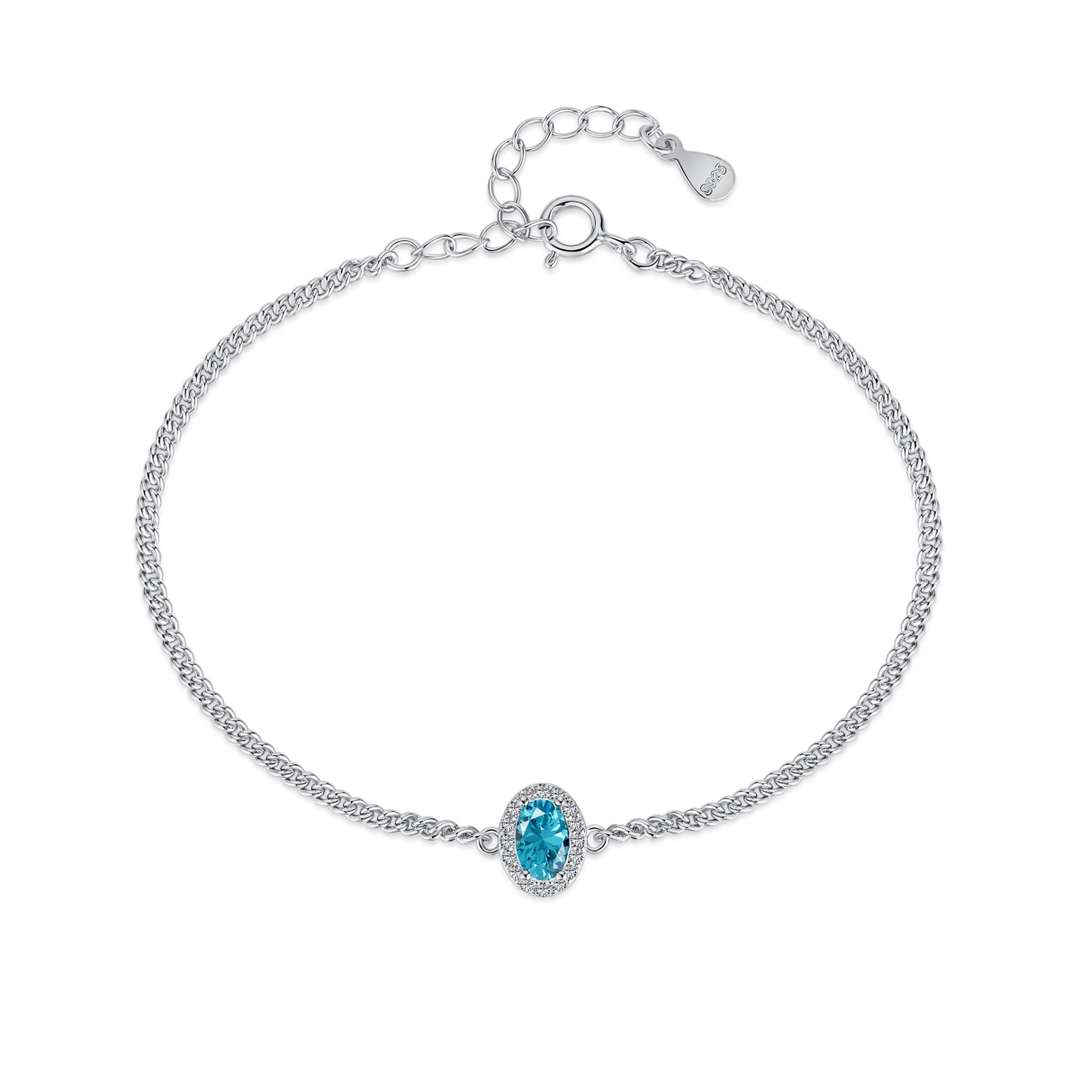 [Amore]Exquisite Oval Shape Bracelet