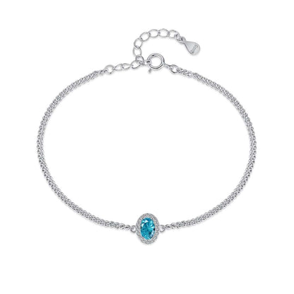 [Amore]Exquisite Oval Shape Bracelet