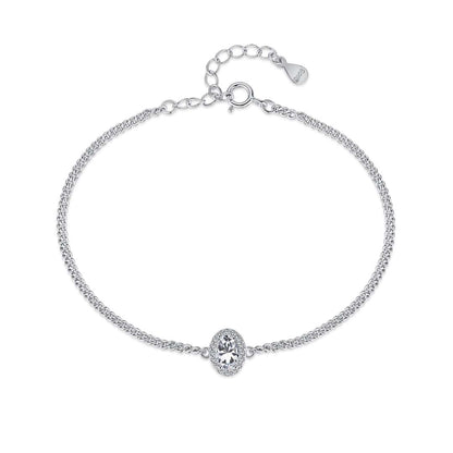 [Amore]Exquisite Oval Shape Bracelet