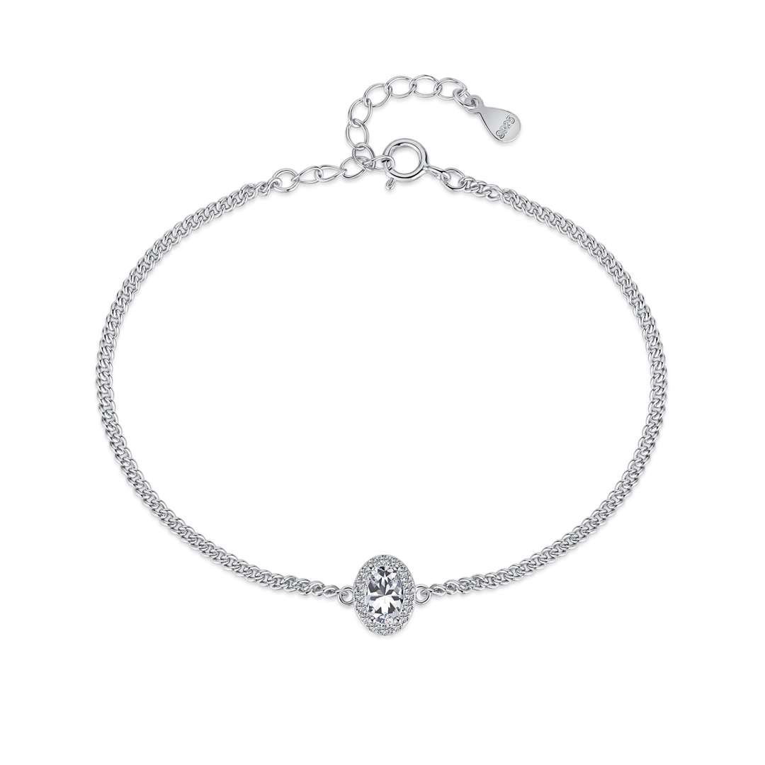 [Amore]Exquisite Oval Shape Bracelet