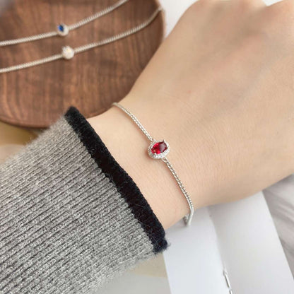 [Amore]Exquisite Oval Shape Bracelet