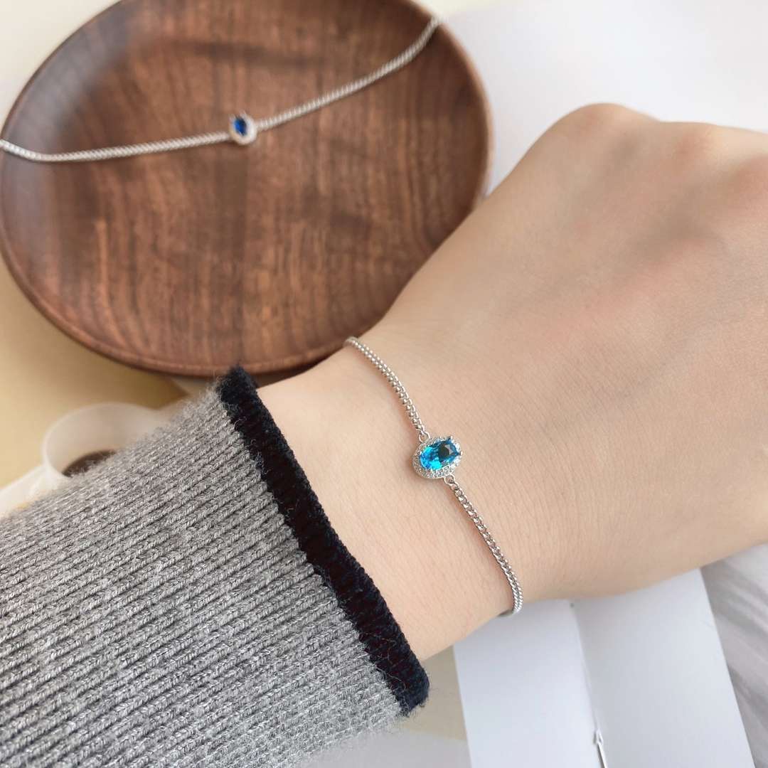 [Amore]Exquisite Oval Shape Bracelet