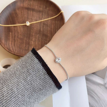[Amore]Exquisite Oval Shape Bracelet