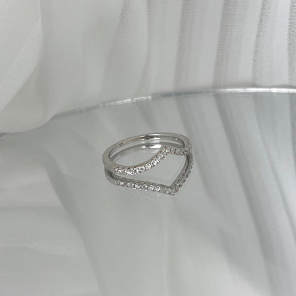 [Amore]Elaborate Tennis Band Ring