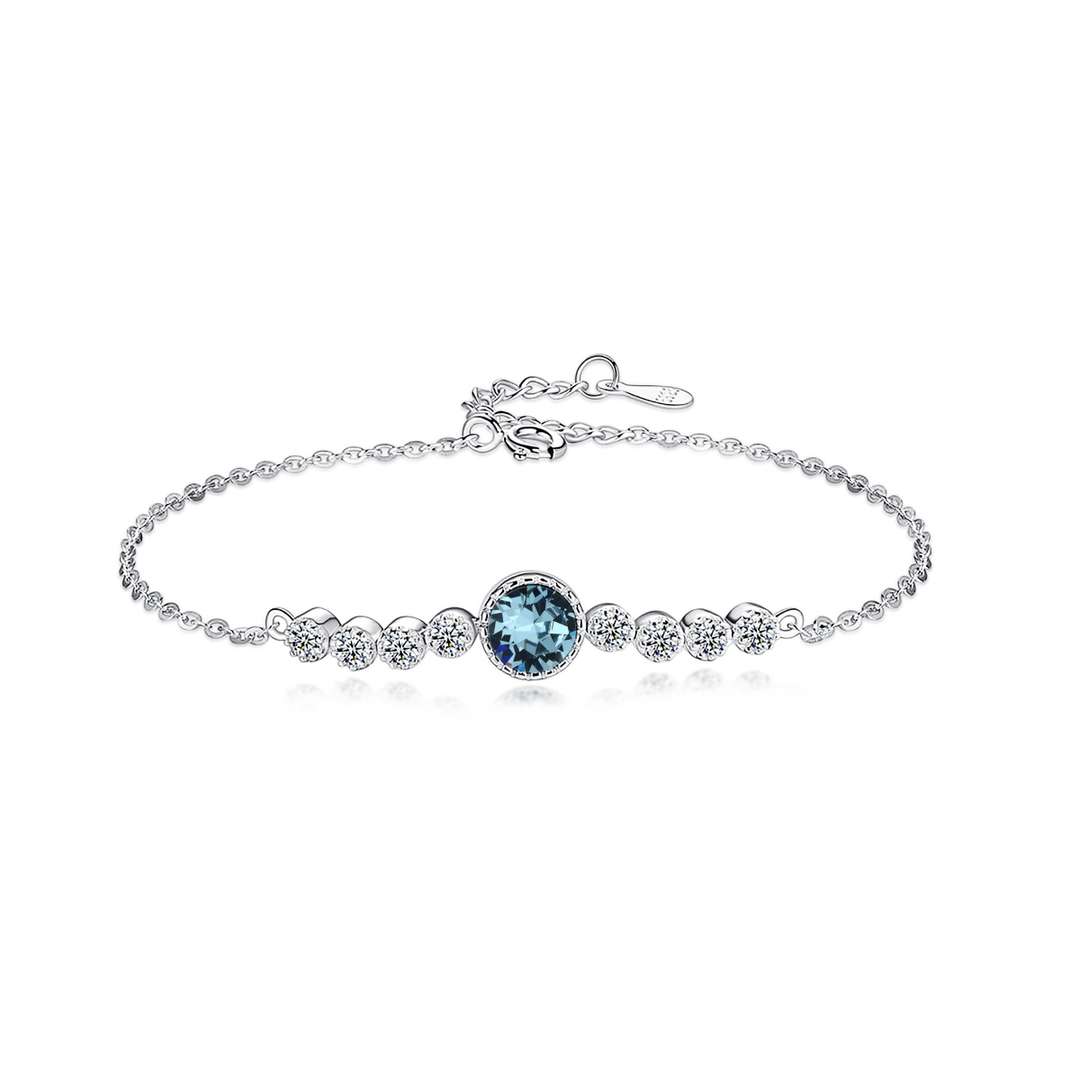 [Amore]Luxurious Heart Of The Ocean Bracelet
