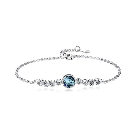 [Amore]Luxurious Heart Of The Ocean Bracelet