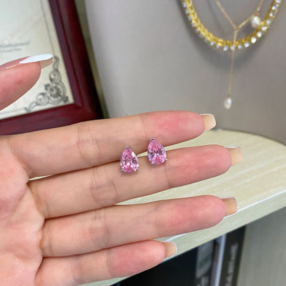 [Amore]Ornate Water Drop Shape Earrings
