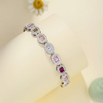 [Amore]Exquisite Ornate Emerald Cut Daily Bracelet