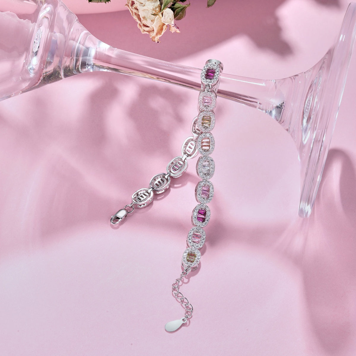 [Amore]Exquisite Ornate Emerald Cut Daily Bracelet