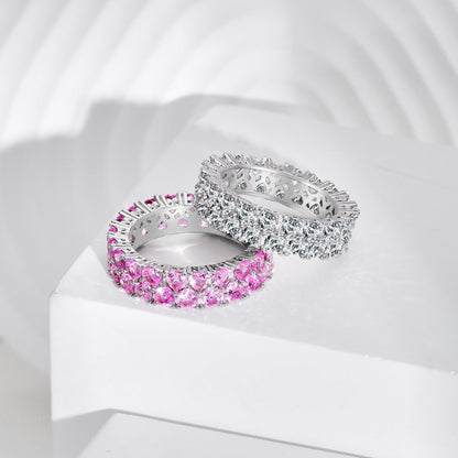 [Amore]Sparkling Full Heart Ring