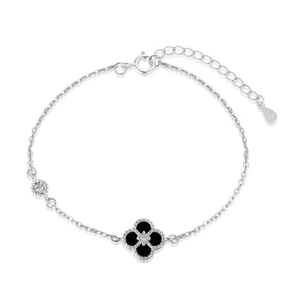[Amore]Delicate Four Leaf Clover Bracelet