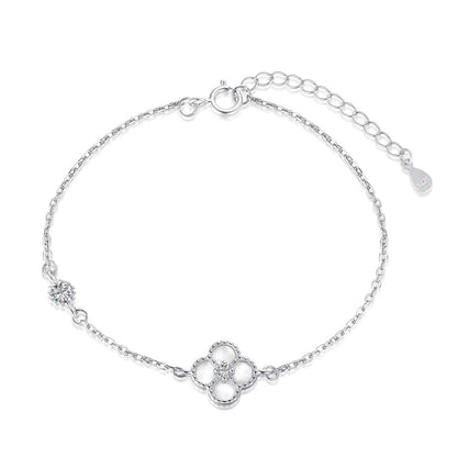 [Amore]Delicate Four Leaf Clover Bracelet