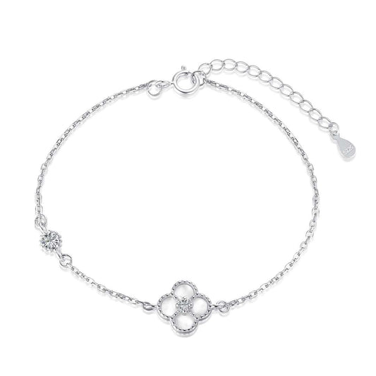 [Amore]Delicate Four Leaf Clover Bracelet