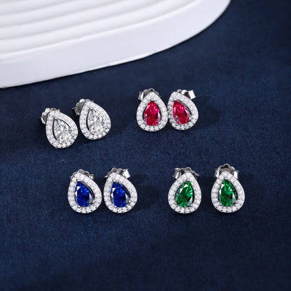 [Amore]Luxurious Water Drop Shape Earrings